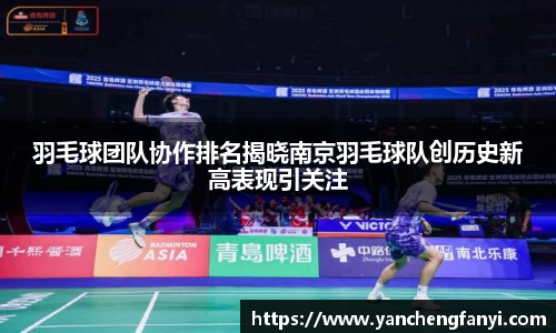 羽毛球团队协作排名揭晓南京羽毛球队创历史新高表现引关注