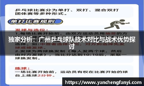 独家分析：广州乒乓球队技术对比与战术优势探讨