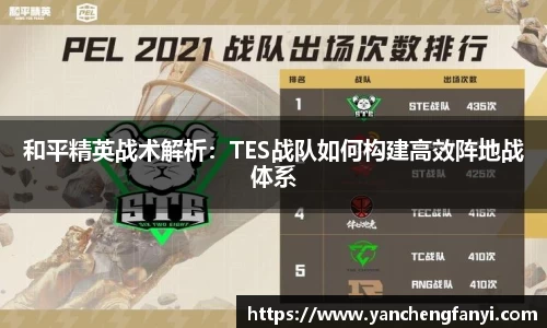 和平精英战术解析：TES战队如何构建高效阵地战体系